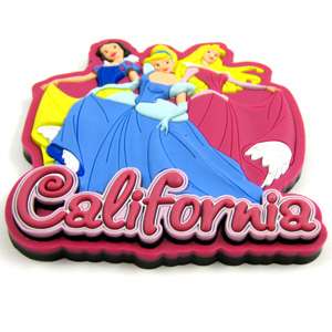   , Cinderella, and Snow White California Laser Cut Fridge Magnet