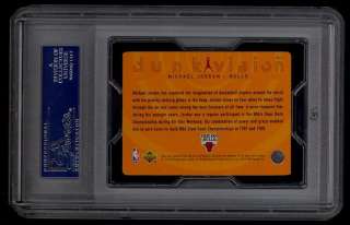1997 UD Diamond Vision Michael Jordan DUNK VISION #D1 PSA 8 NM MT 