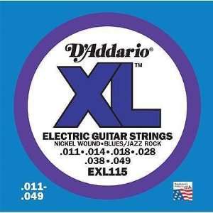  Daddario Exl115 Electric Guitar Strings 3 Sets 