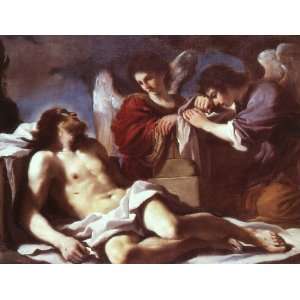   Magnet Guercino Angels Weeping over the Dead Christ