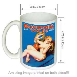  Boudoir Tales Retro Cover Art Vintage Pinup Girl COFFEE 