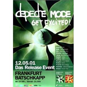  Depeche Mode   Release Event 2001   CONCERT   POSTER from 