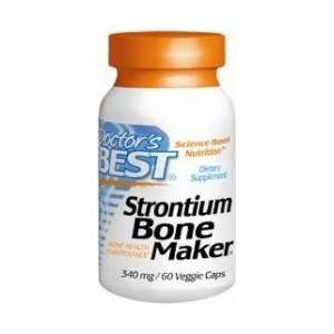 Strontium Bone Maker (340mg elemental) 60 Veggie Caps   Doctors Best