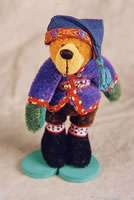 World of Miniature Bears   Mini Mohair Bear THOR Item#896  