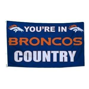  Denver Broncos 3x5 Country Design Flag: Sports 