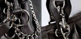Simitter new fashion magazine style PU leather noble black handbag 