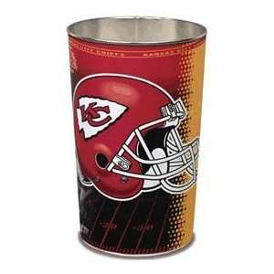  Kansas City Chiefs NFL 15 Inches Metal Trash Can/Waste 