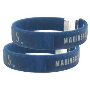  Seattle Mariners   MLB Fan Band Bracelet (2 Pack): Sports 