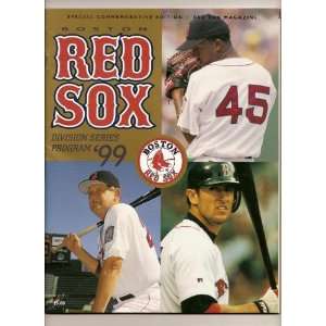  1999 ALDS Game Program Red Sox: Everything Else