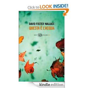   David Foster Wallace, L. Briasco, G. Granato:  Kindle Store