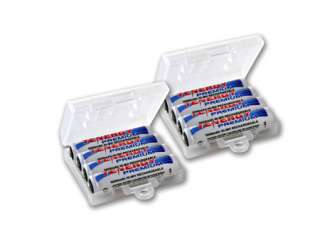 Premium AAA NiMH Rechargeable Batteries + 2 Holders 844949020473 