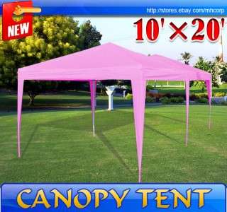 New Pink 10x20 POP UP Wall Wedding Canopy Party Tent Gazebo With 