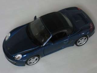 Welly 1:43 Diecast Blue Porsche Boxster S Passenger Car  