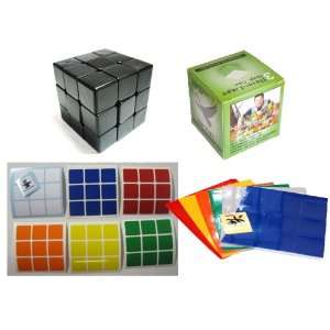  Dayan Guhong 3x3 Speed Cube Black and Cubesmith Sticker 