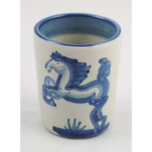  Cup Julep, Blue Horse Pattern: Home & Kitchen