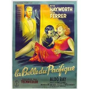  Miss Sadie Thompson Poster French 27x40 Rita Hayworth Jose 