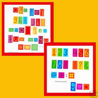Sizzix Vowel Play Alphabet & Number Set, complete set!!  