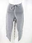 HARD TAIL Gray Drawstring Cropped Sweatpants Sz O/S