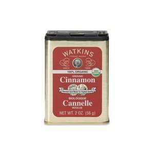 Watkins 100% Organic Cinnamon Tin 2oz Grocery & Gourmet Food