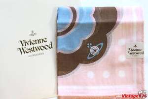 Vivienne Westwood Handkerchief Neck Scarf Silky Cotton  