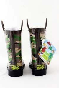 Western Chief Kids Fighter Camo Infant Boots Rain New  