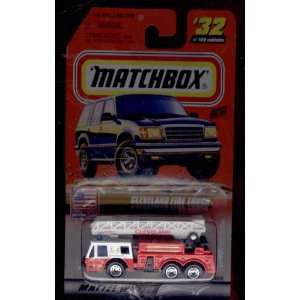  10 Series 7 Matchbox USA Cleveland Fire Truck 1:64 Scale: Toys & Games