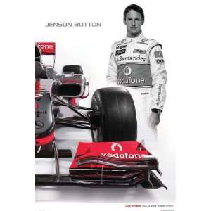  Car Posters Mclaren   Jenson Button   23.8x35.7 inches 