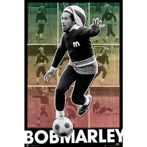    Bob Marley (Soccer Montage) Music Poster Print