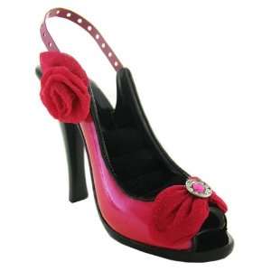   High Heel Shoe Ring & Earring Holder Hot Pink 5x3x5 Home & Kitchen