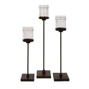  Set of 3 Flamenco Floor Candle Holders: Home & Kitchen