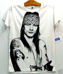 AXL ROSE Guns N Roses GNR Vintage Rock T Shirt Slash S  