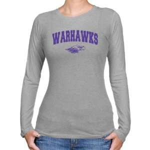Warhawks Apparel  Wisconsin Whitewater Warhawks Ladies Ash Logo 