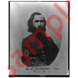  Brig. Gen. A.J. Dobbins Confederate Civil War circa1870 