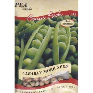  Wando Pea Seeds   13 grams Patio, Lawn & Garden