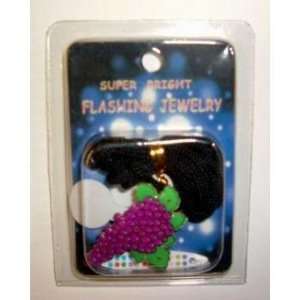   Flashing Led Grapes Magnet And Lanyard Jewelry  Case of 100: Toys