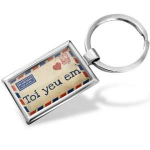   You Love Letter from Vietnam Vietnamese   Hand Made, Key chain ring