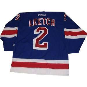   Brian Leetch New York Rangers CCM Blue Replica Jersey 