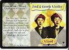 Harry Potter QC Rare Card 5/80 Fred & George Weasley