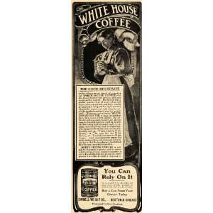  1909 Ad Dwinell   Wright Co White House Coffee Beverage 