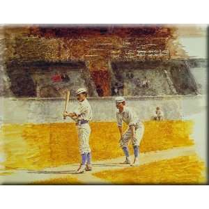   Practicing 30x23 Streched Canvas Art by Eakins, Thomas