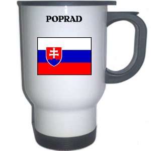  Slovakia   POPRAD White Stainless Steel Mug Everything 
