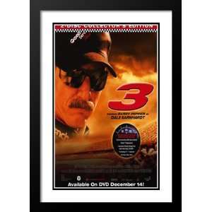  3 The Dale Earnhardt Story 20x26 Framed and Double Matted 