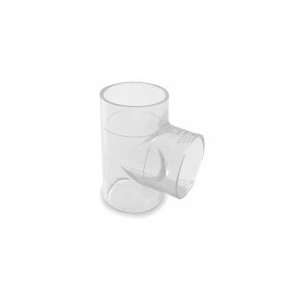  HARVEL CLEAR 401 015L Tee,1 1/2 In,Solvent,PVC,Clear