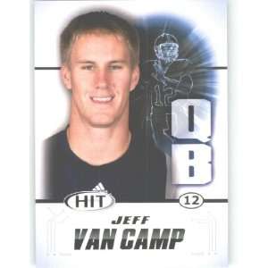  2011 Sage HIT #13 Jeff Van Camp QB   Florida Atlantic (RC 