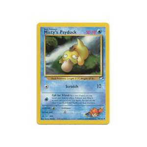 Pokemon Gym Heroes Unlimited Uncommon Mistys Psyduck 54 