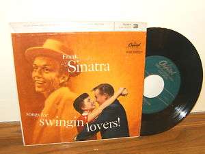 Frank Sinatra   Swingin Lovers (1955 Vinyl 7 EP) pt 3  