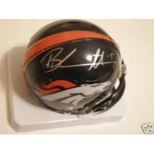 Brandon Marshall autographed Football Mini Helmet (Denver Broncos)