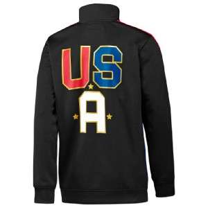 Adidas Originals USA America Track Top Jacket BLACK 3XL  