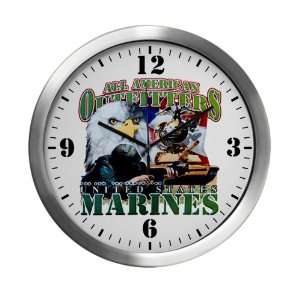 Modern Wall Clock All American Outfitters The Few The Proud The US 