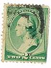 US 3 Cent Stamp WASHINGTON Scott 64 Pink Used  